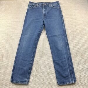 Wrangler Blue Jeans Mens 35x34 Cowboy 13MWZPW Work Wear western Chore Pants